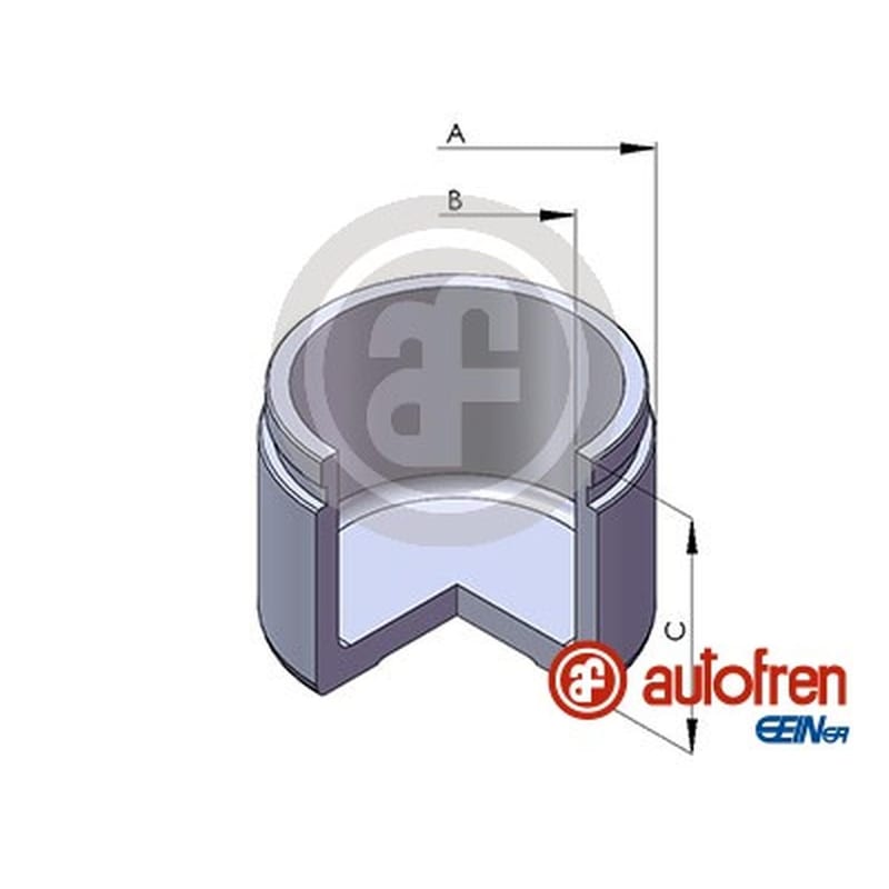 Piston phanh trước