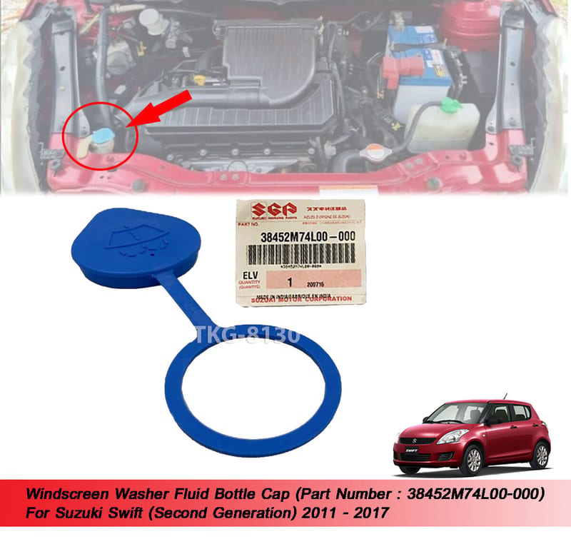 Nắp bình nước rửa kính