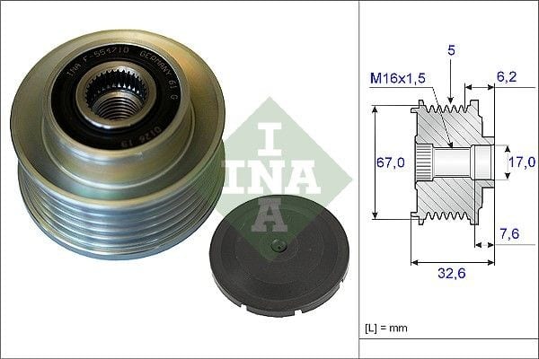 Pulley máy phát